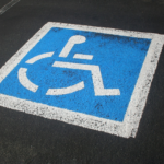 photo of handicap parking spot